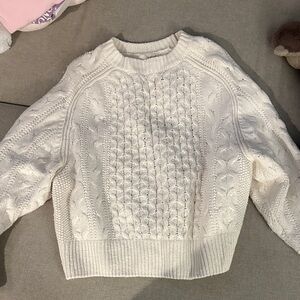Universal Thread Cream Cable Knit Sweater